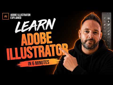 Adobe Illustrator for Beginners - Learn the Basics in 6 Minutes