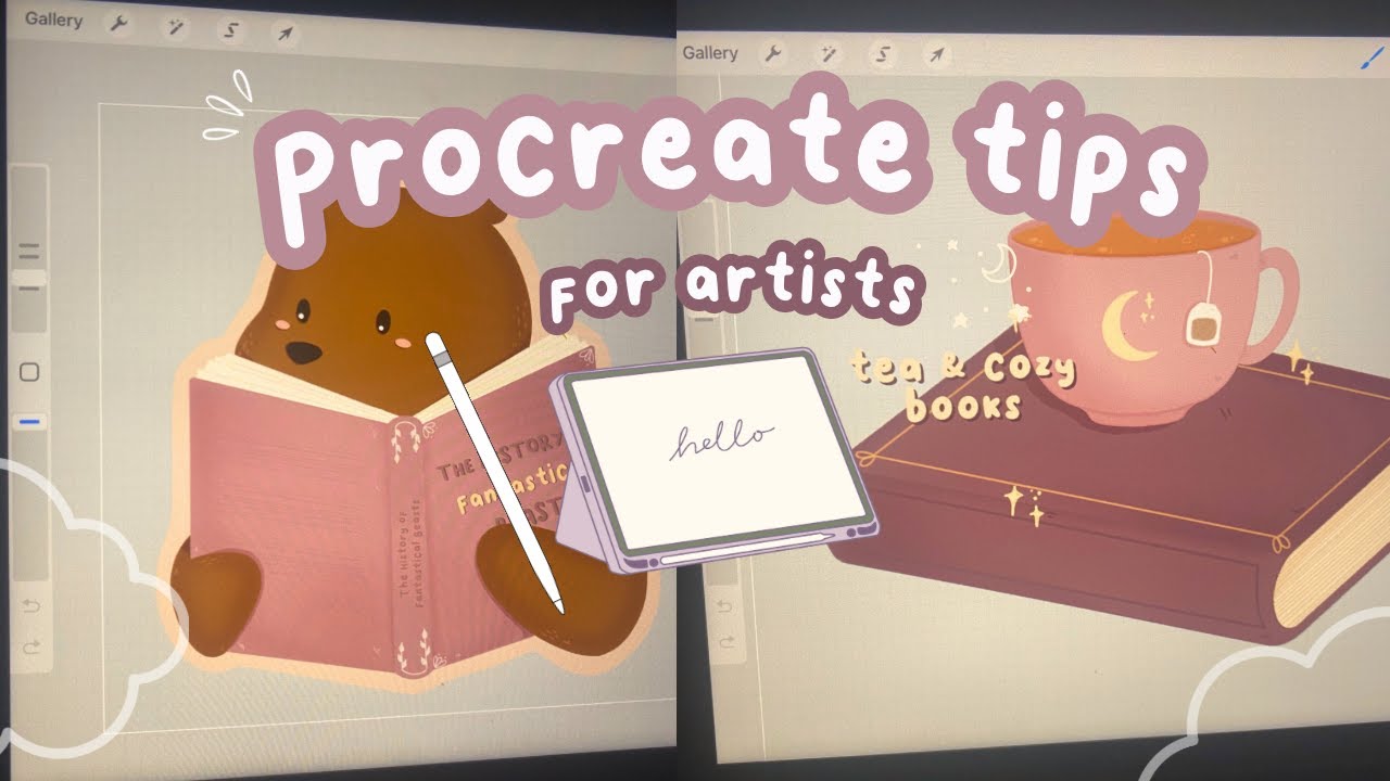 procreate tips I wish I knew as a beginner ˖°. 🎨 - YouTube