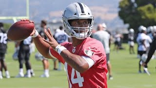 Las vegas raiders cut quarteback deshone kizer