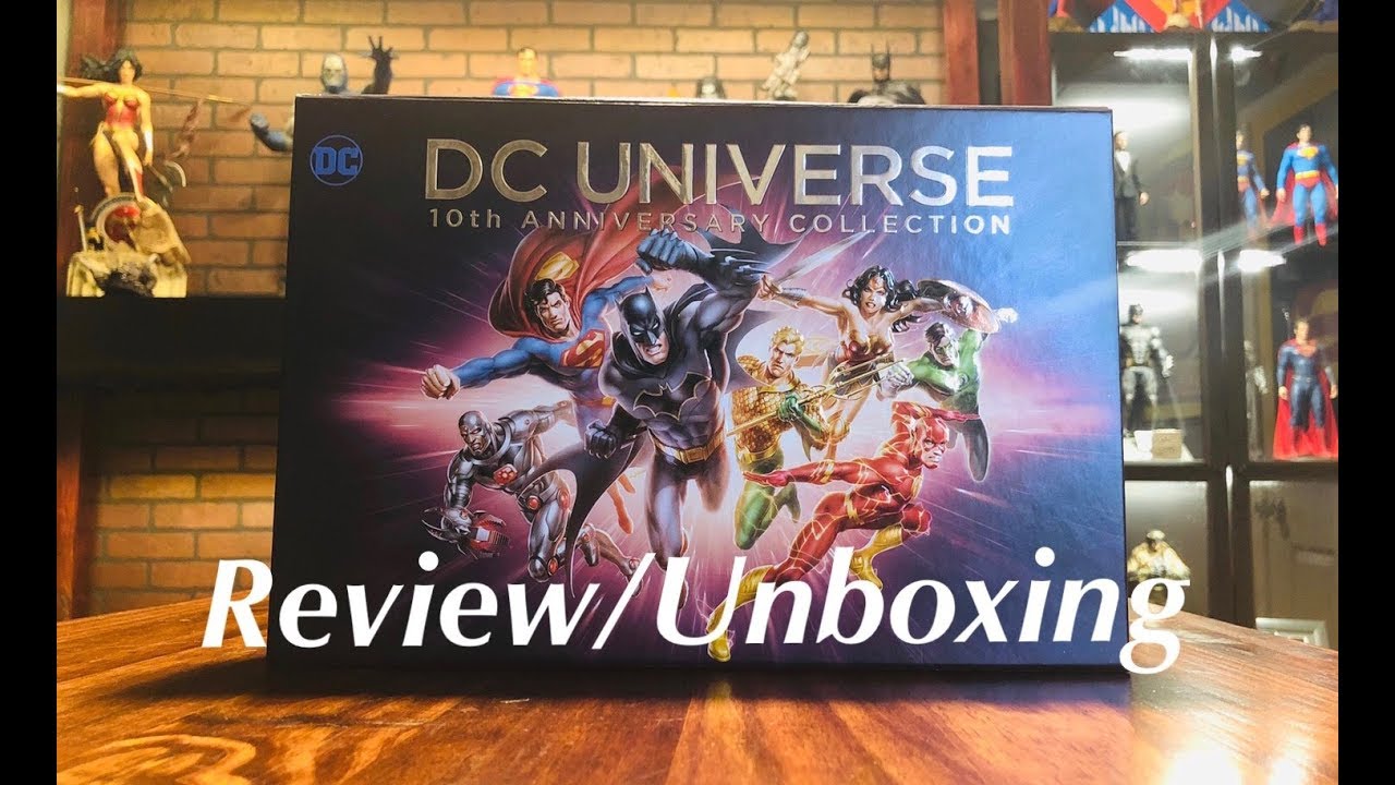 DC Universe 10th Anniversary Collection Set Review and Unboxing