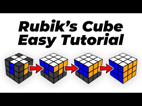 universitetsstuderende Fantastiske oversætter How to Solve the Rubik's Cube: An Easy Tutorial - YouTube