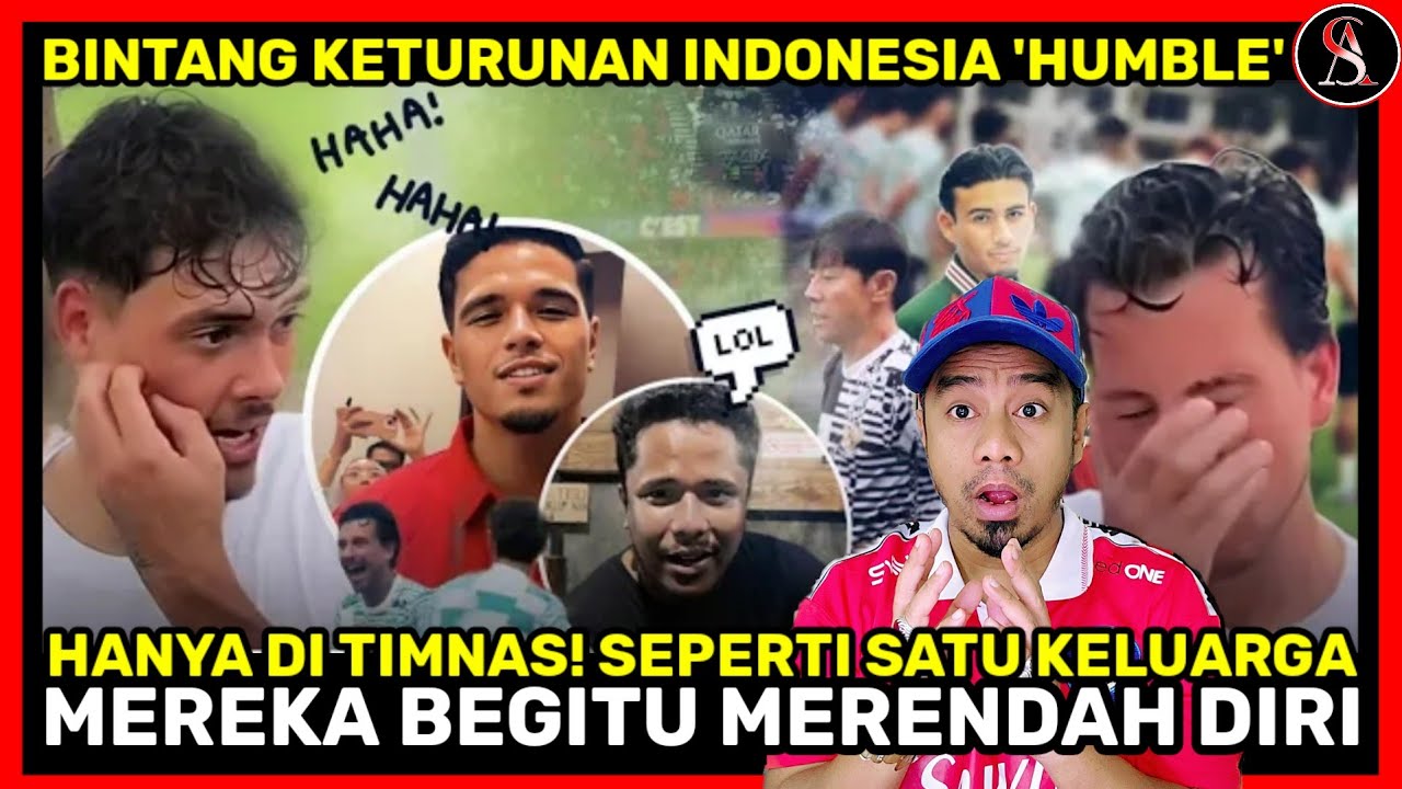 Cuma di INDONESIA! Pemain Keturunan Bisa Selucu ini. Moment moment Unik PEMAIN TIMNAS di TC 🇲🇾React