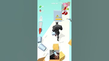 Muscle Rush Part 59 Gameplay | Cat man Run Transformation 💪🏻 #shorts #cartoon