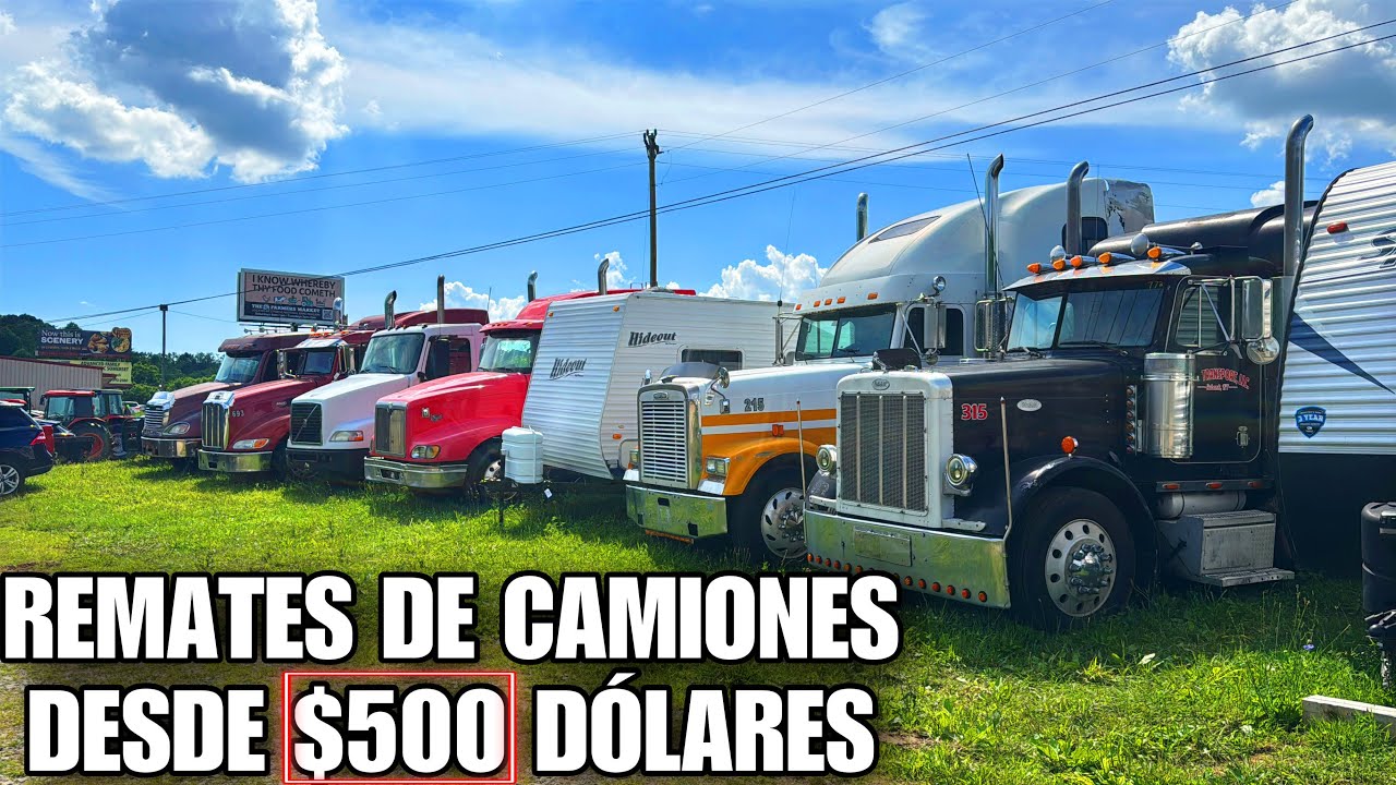 ‼️REMATES d CAMIONES AMERICANOS desde $500 dólares (SUBASTA)‼️
