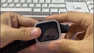 Yolovie Bling Case for Apple watch. How to take the case off.