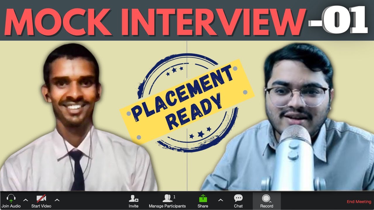 Mock Interview for Campus Placement | Technical + HR Round - YouTube