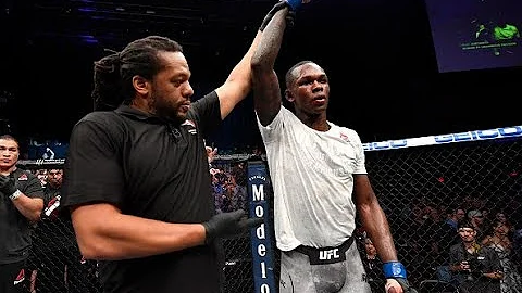 TUF 27: Entrevista no octógono com Israel Adesanya