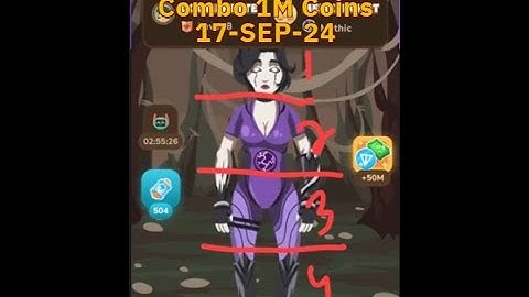 Memefi Secret Combo Reward 17 Sep | 1M Coins | All Levels Revealed #memefi #memefidailycombo #secret