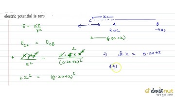 Two particles A and B having charges of `+2.00 xx 10^(-6) C` and of `- 4.00xx 10^(-6)` respectiv...