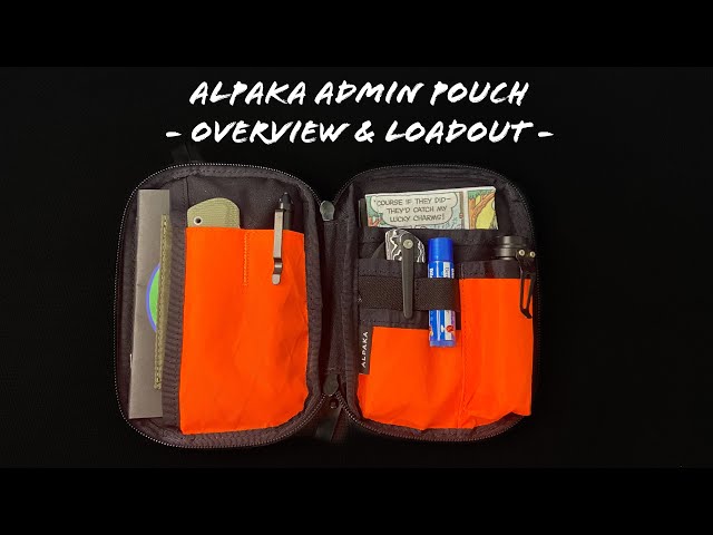 alpaka vapes LEVELING UP MY EDC POUCH GAME 🔥⚔️🔥 A LOOK AT THE ALPAKA ADMIN POUCH (Hot  Orange, X-Pac)