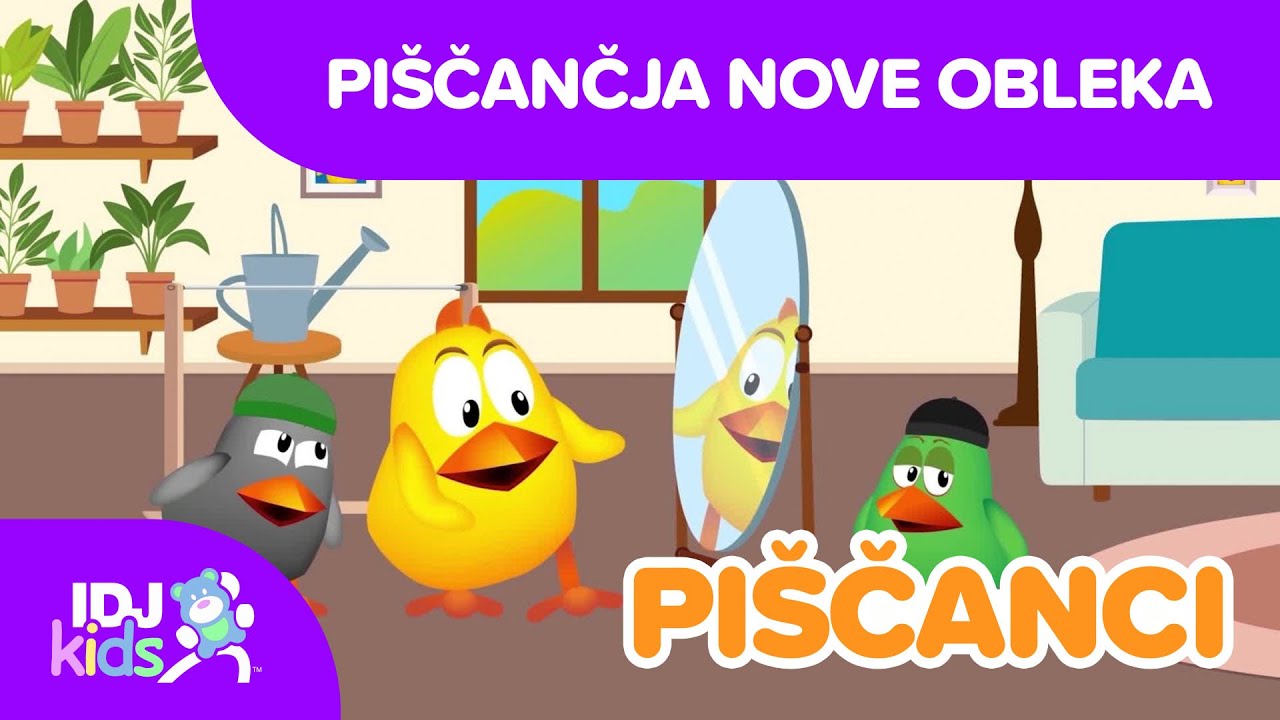 PIŠČANČJA NOVE OBLEKA // RISANKA // @IDJKidsSI - YouTube