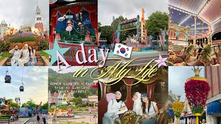 KOREA vlog part 8 ✩‧₊˚ field trip to Everland, South Korea!! 🇰🇷 | Ghaida Salma