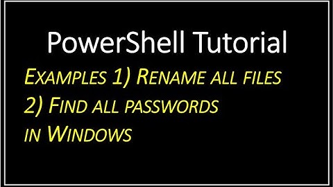 PowerShell Tutorial | PowerShell Basics | PowerShell Scripting | Windows PowerShell-Learn PowerShell