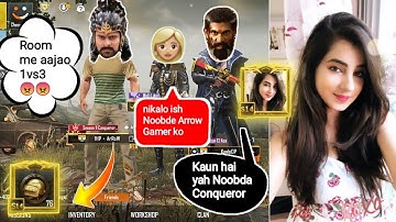 Random 3 players call me Noob / challenge for 1vs 3 TDM room (part - 15)