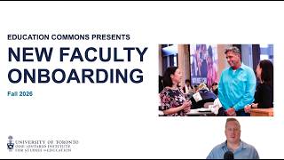 New Faculty & Sessional Onboarding