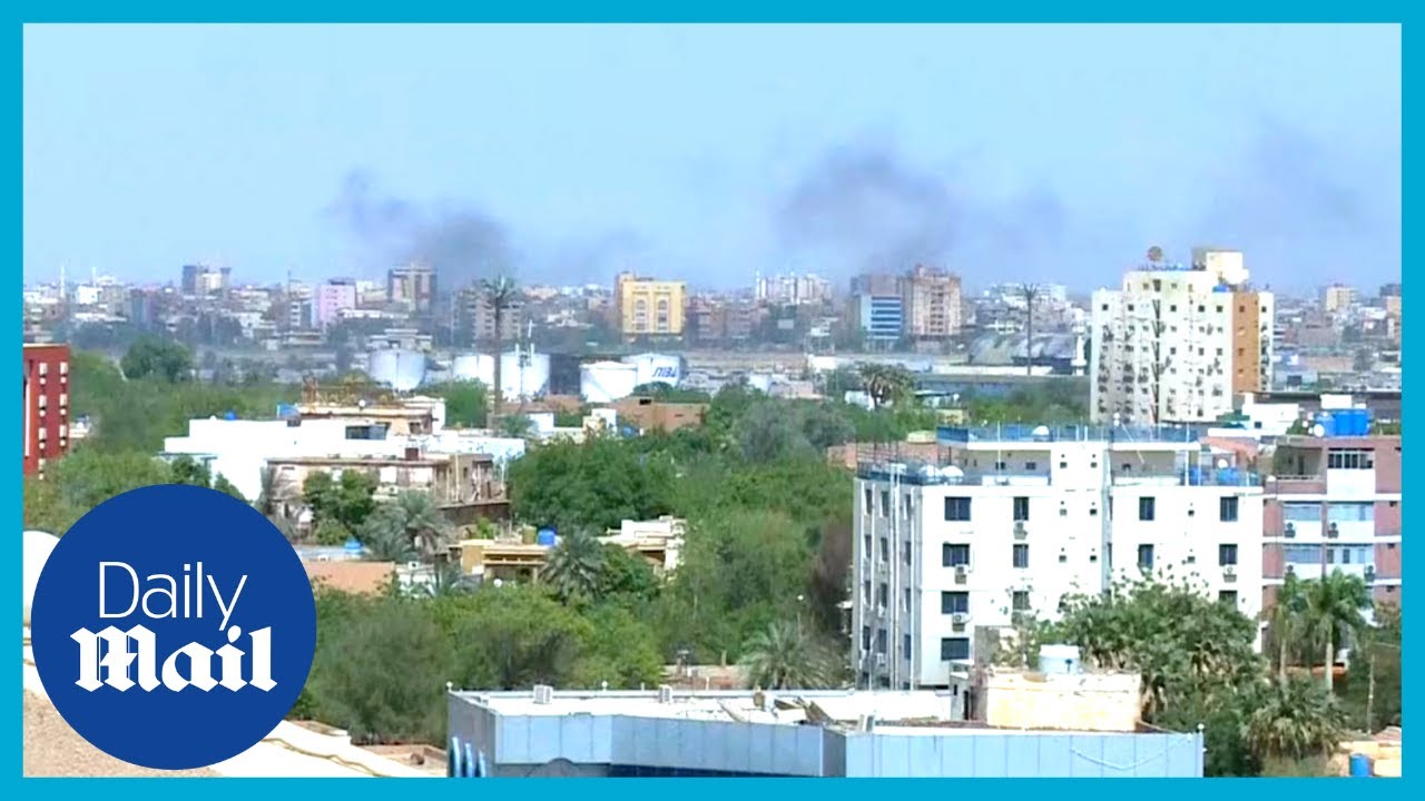 LIVE: Khartoum skyline as Sudan crisis continues