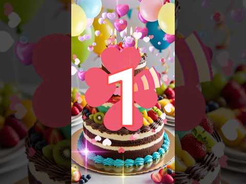 Happy birthday to you song 💖 Counddown birthday #happybirthday #birthdaycake #birthdaysong #생일