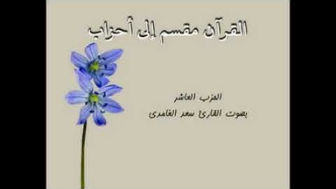 الحزب العاشر من القرآن الكريم سورة النساء للقارئ الشيخ سعد الغامدي