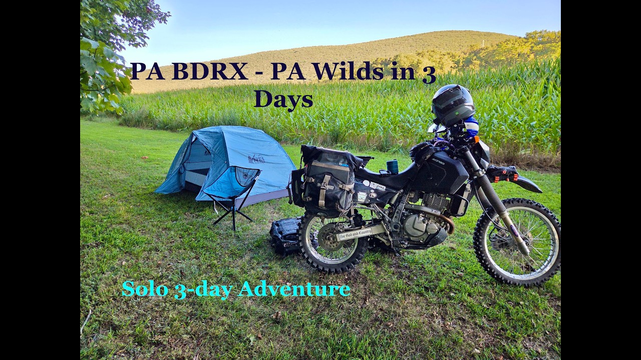 PABDRX 3 day Solo Moto camping DR650 Adventure