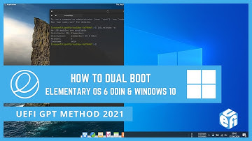 How to Dual Boot Elementary OS 6 (Odin) and Windows 10 UEFI GPT Method | Separate EFI Partition