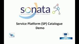 SONATA-NFV SP Catalogue Demo v1 screenshot 2