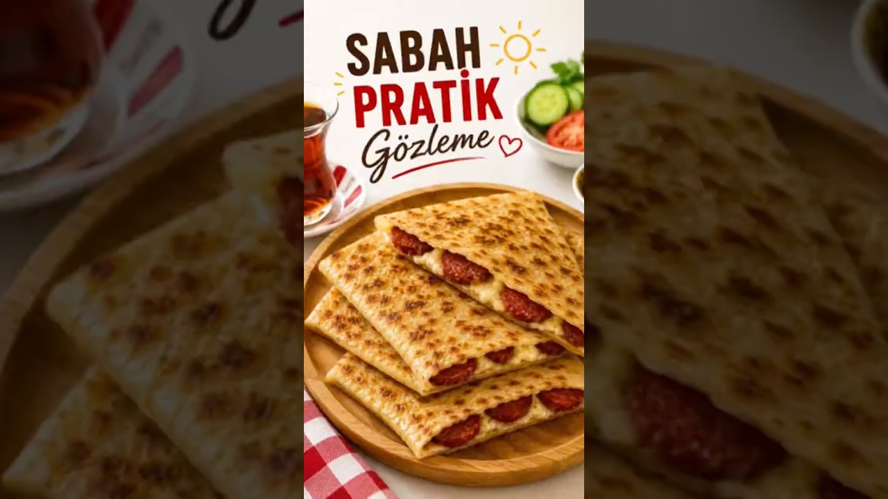 Evde Pratik Kahvaltılık Gözleme 👍🏻 Evde Pratik Kahvaltılık Gözleme 👍🏻
