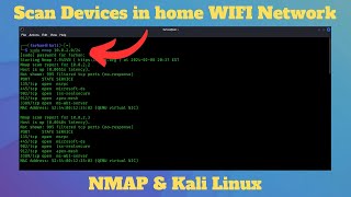 How to Scan Devices in your home WIFI Network with NMAP & Kali Linux screenshot 4