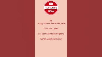 🚀 Software Testing Jobs 2025 | Freshers & Experienced Openings |Manual & Automation Tester Hiring 2