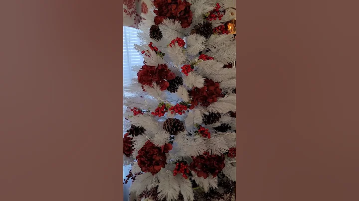 The Winter White Pine Tree is Complete  - Pamela's...