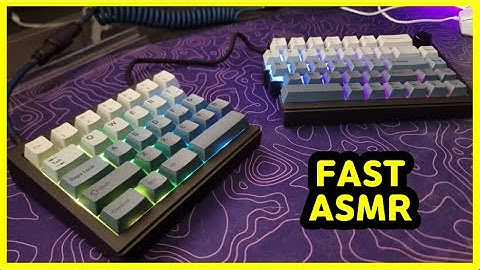 【FAST ASMR】 Epomaker Split65⌨️ | Wisteria Linear | Keyboard Typing ASMR | No ADs No Talking😴