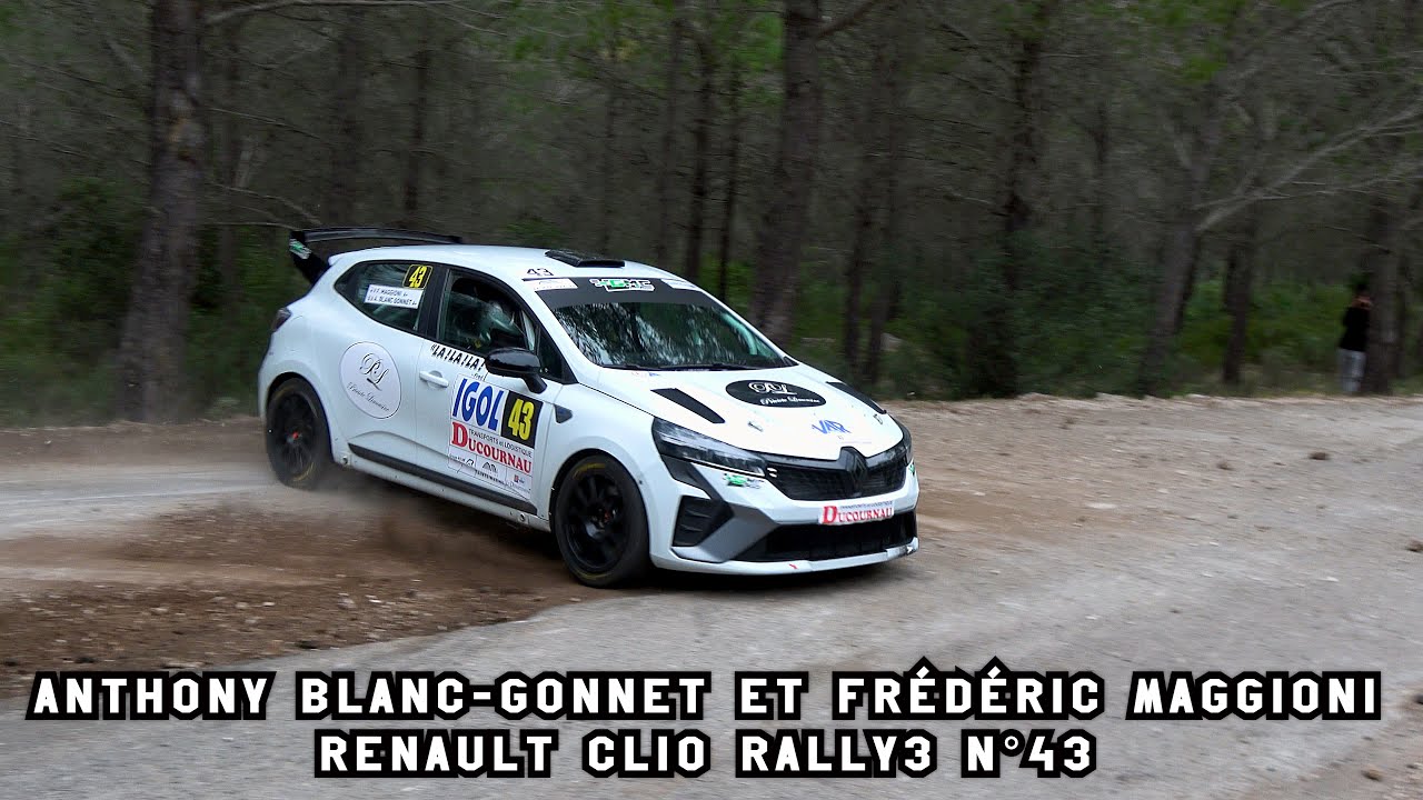 Rallye du Var 2024 - Renault Clio Rally3 N°43 - Anthony BLANC-GONNET et Frédéric MAGGIONI