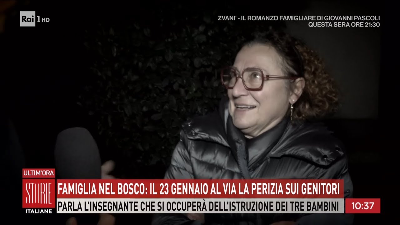 Famiglia nel bosco, trovata l'insegnante per i bambini - Storie italiane 13/01/2026