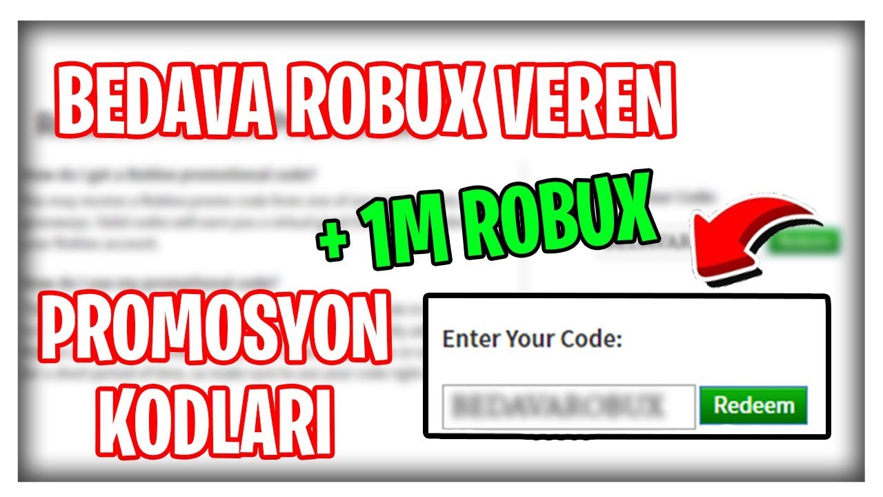 Robux Veren Promocodes Bedavaya Robux Kazanmak Robux Veren Kod Roblox Turkce Youtube - roblox robux kodları