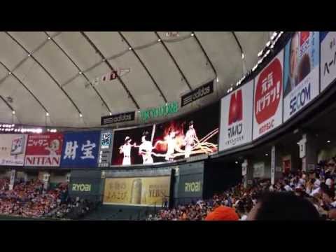 2014/06/08 交流戦 巨人対ロッテ 読売ジャイアンツ オープニングムービー