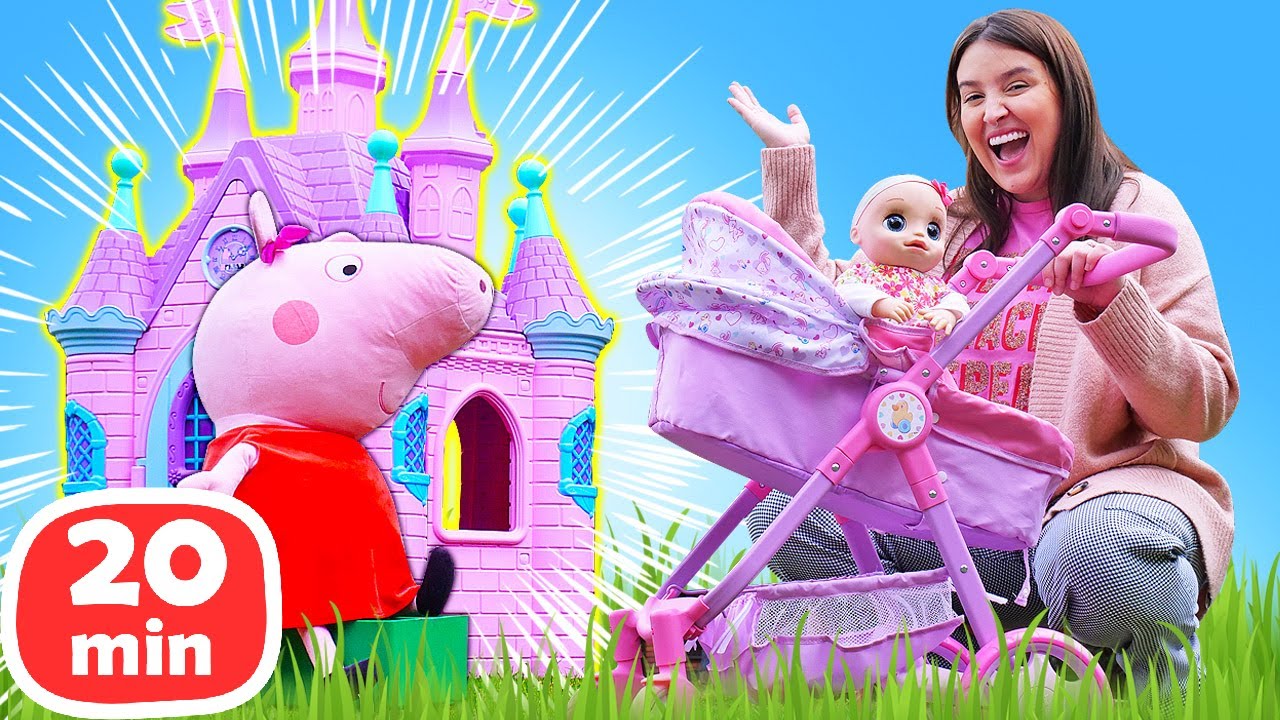 3 Casas da Peppa Pig lindas! Escolha 1 e vamos brincar! #peppapig  #brincadeira #brinquedos 