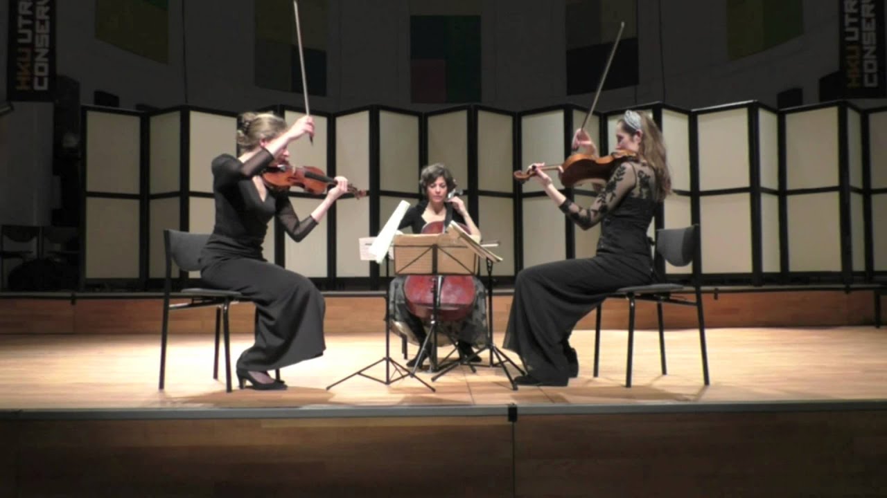 Serafino String Trio- Beethoven String Trio in Eb major, op. 3. Allegro ...