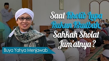 Saat Khotib Lupa Rukun Khutbah, Sahkah Sholat Jum