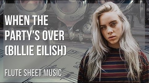 Flute Sheet Music: How to play when the party