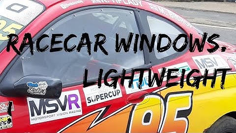 Ford Puma Racecar Polycarbonate windows install