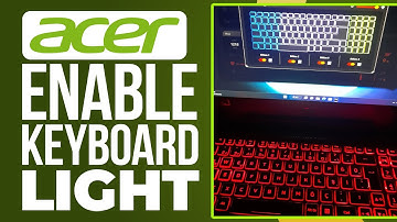 How to light up keyboard on Acer laptop (Easy) | Turn On keyboard light