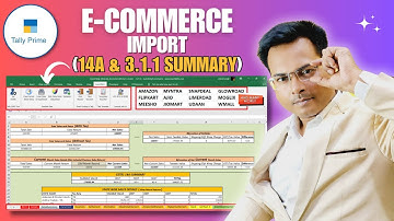Ecommerce Import Software With GST Summary | Excel to Tally Ecommerce Import @LearnWell