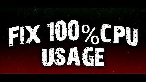 Fix 100 percent cpu usage