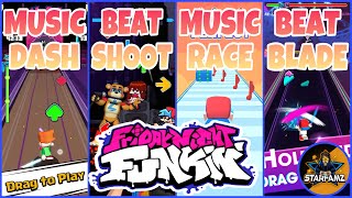 MusicDash/BloomNBrainz VS BeatShoot/FiredSong VS MusicRace/Fresh VS BeatBlade/Wilter || EDMRush..!! screenshot 5