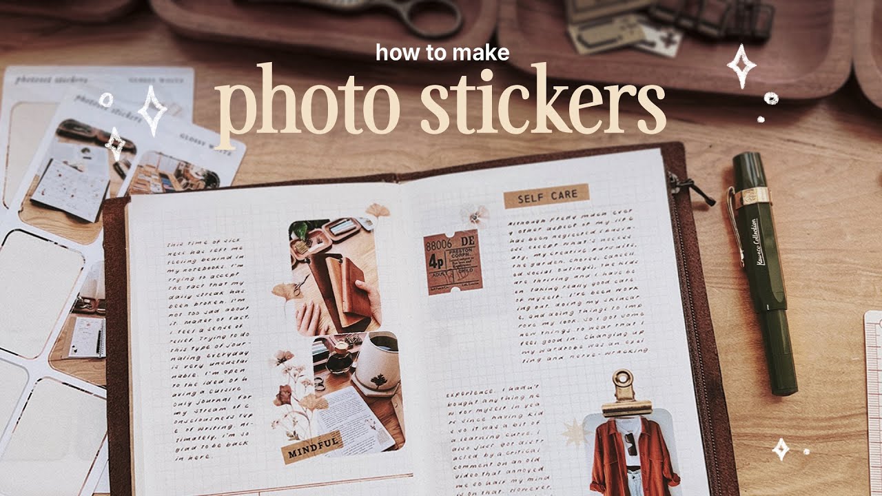 How to Make Photo Stickers for Journaling & Scrapbooking ✷ Silhouette Tutorial
