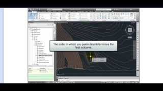 Pasting Surfaces - AutoCAD Civil 3D 2014