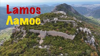 картинка: Ламос - загадочный античный город, забытый в древности на вершине горы. Antique Lamos, Türkiye.