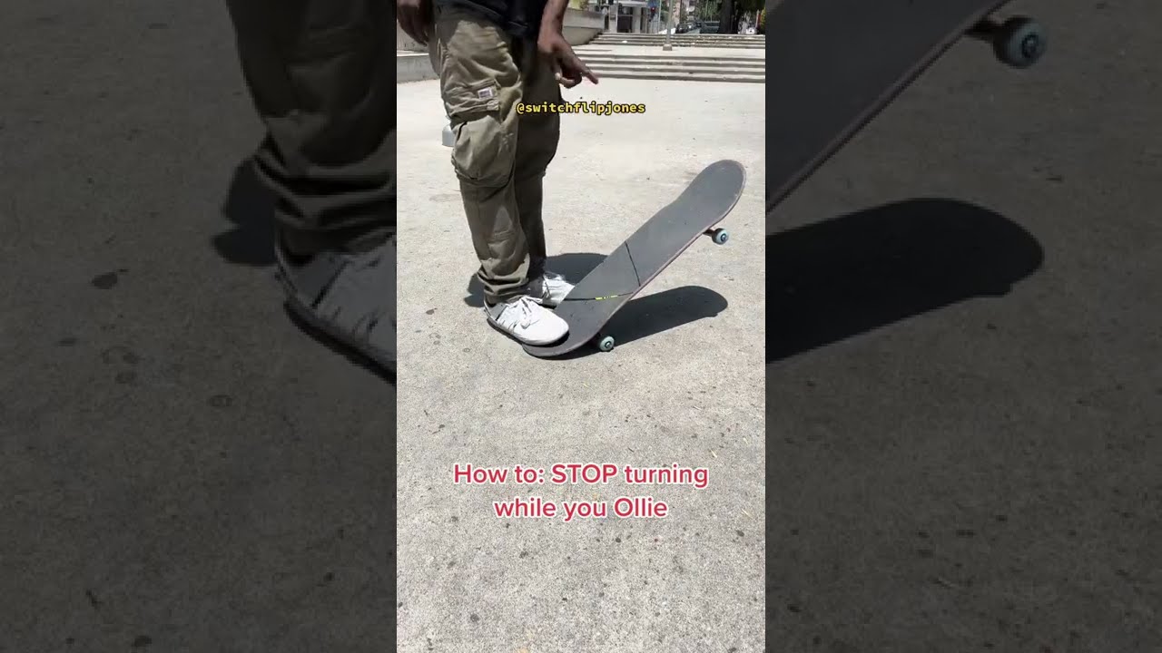 Turning While You Ollie How To Fix It Shorts Tutorials