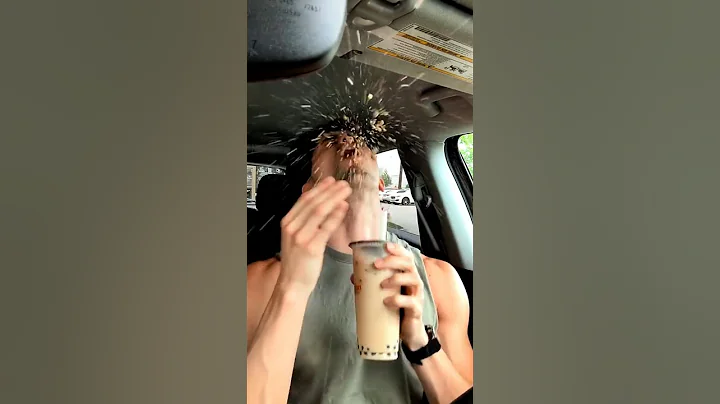 BUBBLE TEA DRINK FAIL! #BOBA #MILK #SHORTS