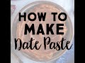 How To Make Date Paste