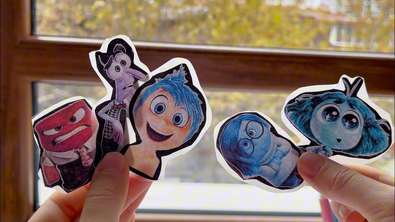 How to make Insıde Out stickers? | Step by step - YouTube